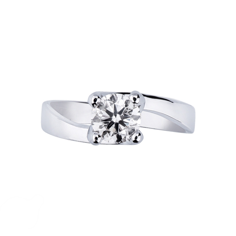 Solitaire 0,90 ct diamond ring, Valentino Model Solitaire 0,90 ct diamond ring, Valentino Model