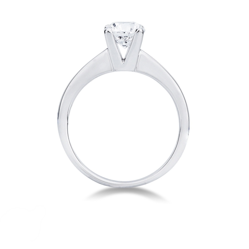 4 claw solitaire ring white gold 18k, 1.00 ct 4 claw solitaire ring white gold 18k, 1.00 ct