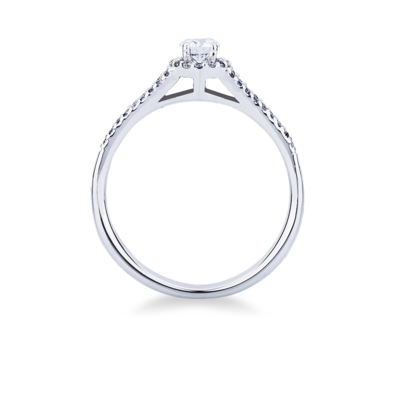Solitaire diamond ring 0,20 ct white gold 18k Solitaire diamond ring 0,20 ct white gold 18k