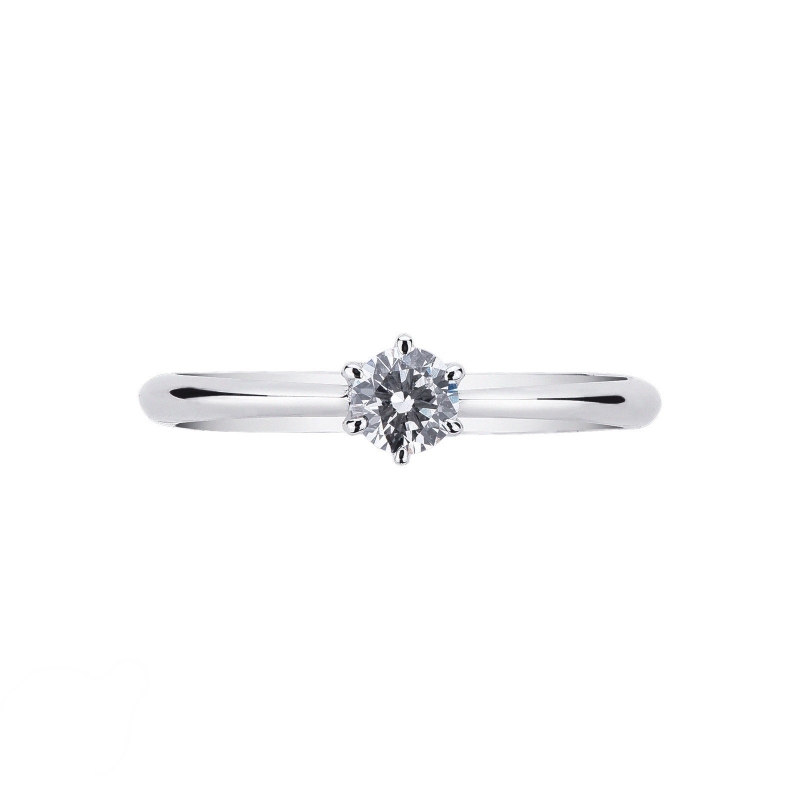6 claw white gold 18k solitaire diamond ring 0,30ct  6 claw white gold 18k solitaire diamond ring 0,30ct