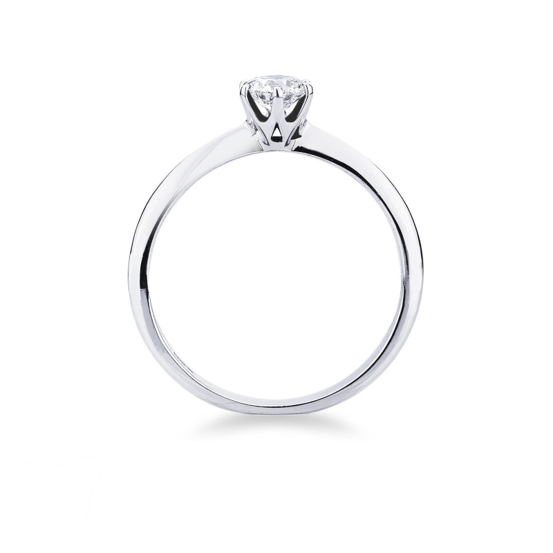 Solitaire white gold 18k with diamond 0,40 ct Solitaire white gold 18k with diamond 0,40 ct