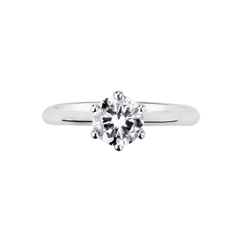 6 claw solitaire ring with 1 ct diamond  6 claw solitaire ring with 1 ct diamond