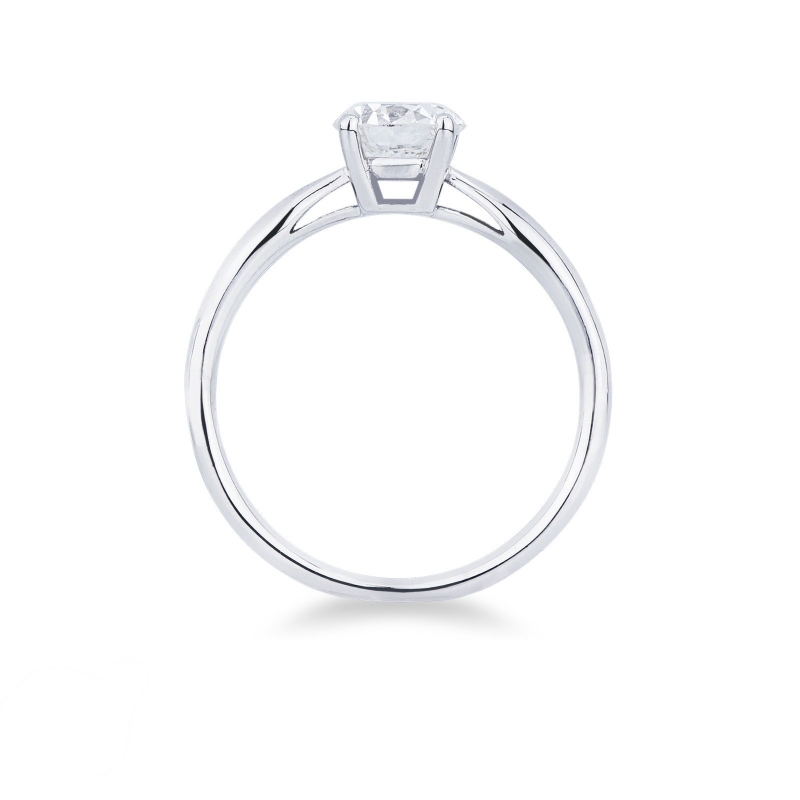 4 claw solitaire ring white gold 18k with 1ct diamond  4 claw solitaire ring white gold 18k with 1ct diamond