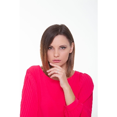 Solitare ring in white gold 18k with diamond 0,30 ct