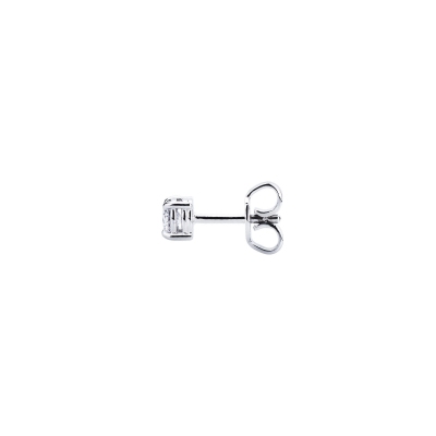 Diamonds studs in white gold 18k
