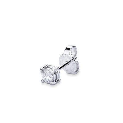 Diamonds studs in white gold 18k