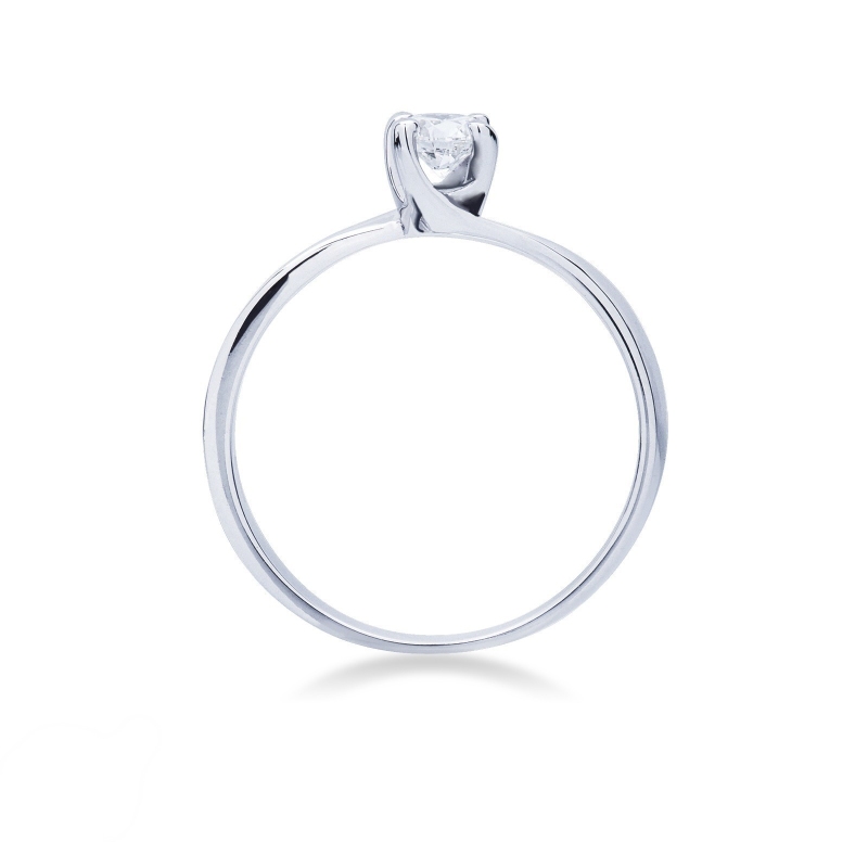 White gold 18k solitaire diamond ring 0,25ct White gold 18k solitaire diamond ring 0,25ct