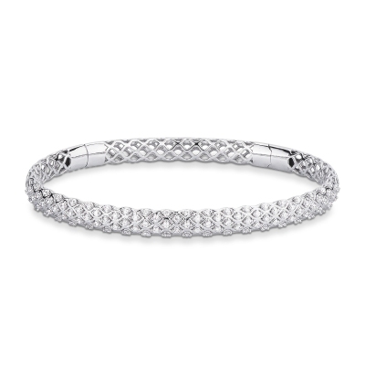 Diamond Bracelet For Women 750 White Gold  