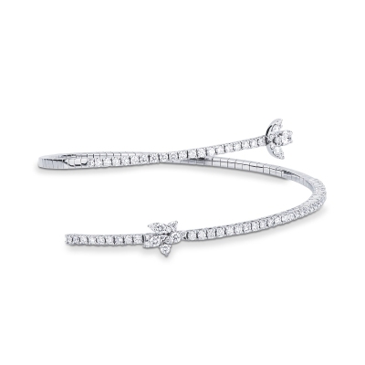 18k white gold bracelet with diamonds