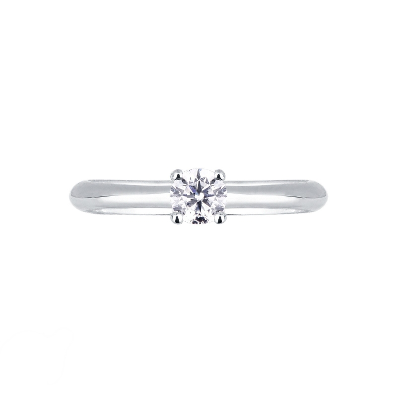 4 claw solitaire 0,30 ct diamond ring white gold 18k 4 claw solitaire 0,30 ct diamond ring white gold 18k
