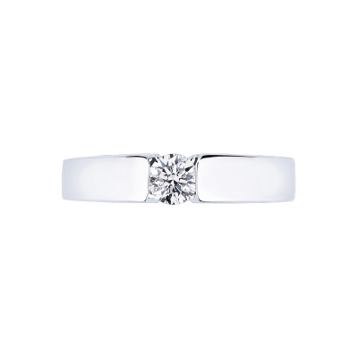 Solitaire tension setting 0.30ct diamond ring 