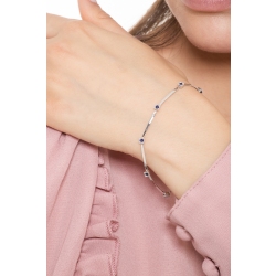 White gold 18k alternate bracelet with sapphires 2