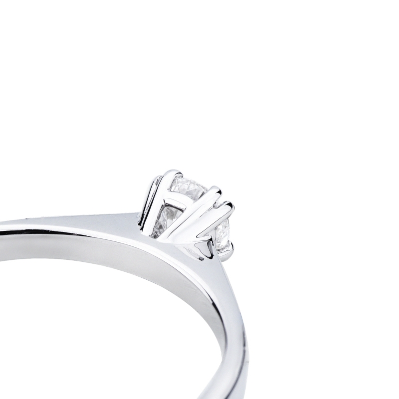 Solitaire ring in white gold 18k with diamond, 0,25 ct Solitaire ring in white gold 18k with diamond, 0,25 ct