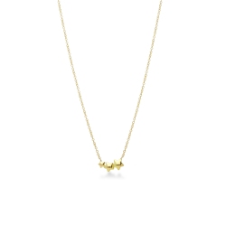 Stars necklace in yellow gold 18k
