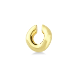 18k yellow gold wave earcuff