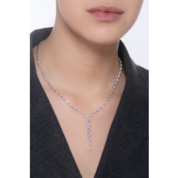 750 white gold design necklace diamonds 2