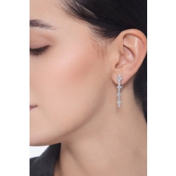 18k white gold diamond drop earrings 2