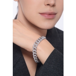 750 white gold iced out bracelet diamonds 2