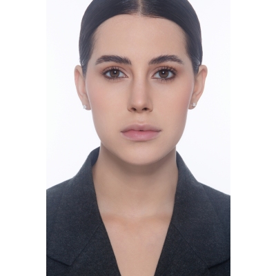 18k white gold GIA diamond studs