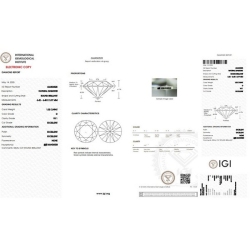 IGI Certified Diamond   CT 1,02  D   VS 1 2