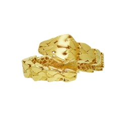 Snake ring in yellow gold 750 2