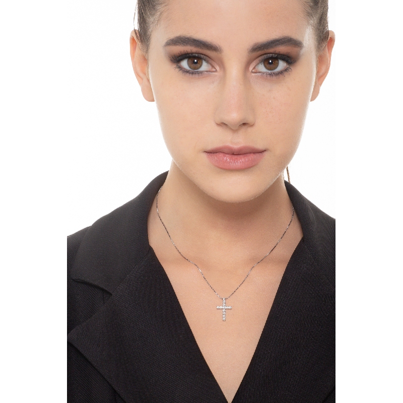 18k white gold cross necklace diamonds 18k white gold cross necklace diamonds