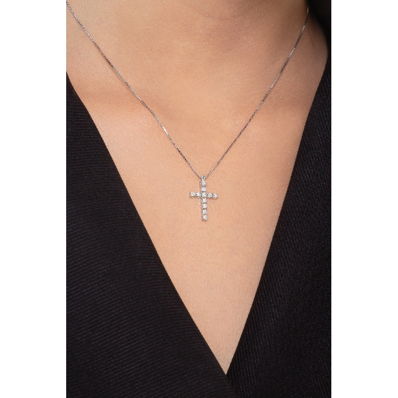 18k white gold cross necklace diamonds 18k white gold cross necklace diamonds