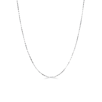 Necklace 18k White Gold Venetian knit