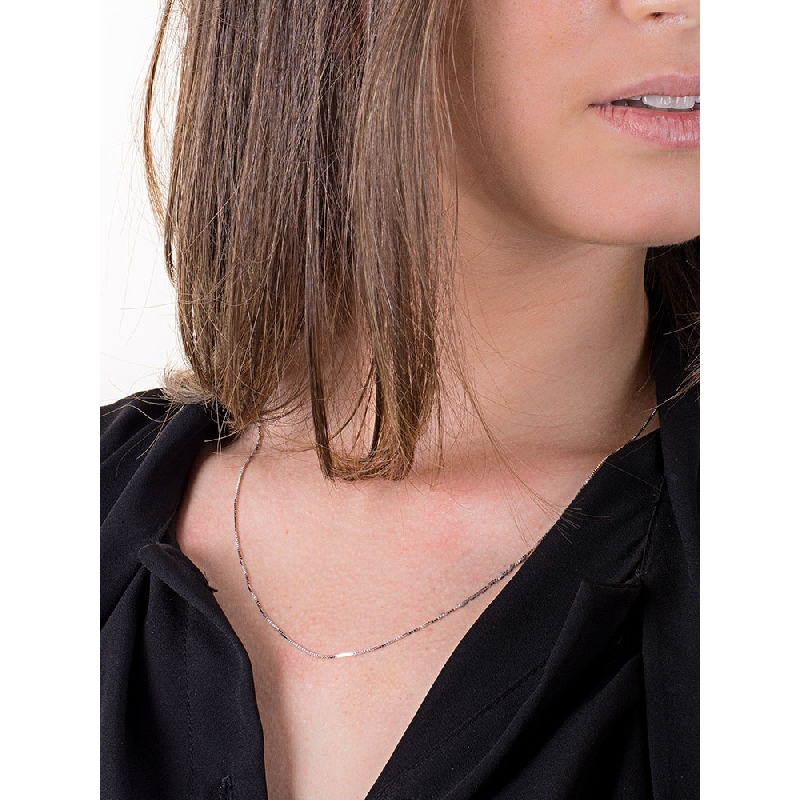 White gold 18k chain, 50 cm