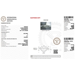 IGI Certified Diamond   CT 0,40   E   SI 1        2