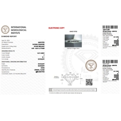 IGI Certified Diamond   CT 0,31   F   SI 1    2