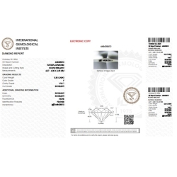 IGI Certified Diamond   CT 0,30   F   VVS 1     2