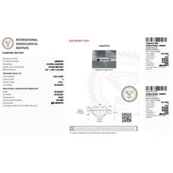 IGI Certified Diamond   CT 0,30   E   VVS 1   2