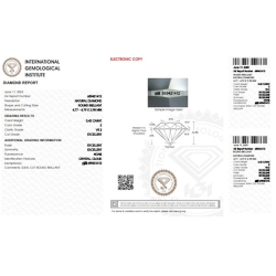 IGI Certified Diamond   CT 0,42   E   VS 2      2