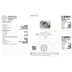 IGI Certified Diamond   CT 0,50   D   VS 2      2