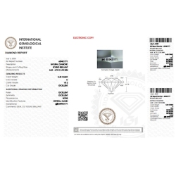 IGI Certified Diamond   CT 0,40   D   VS 2       2