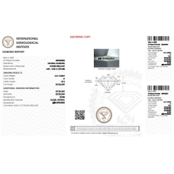 IGI Certified Diamond   CT 0,41   D   VS 2       2