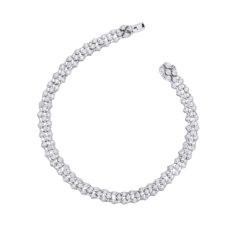 Diamond bracelet in white gold 18k Diamond bracelet in white gold 18k