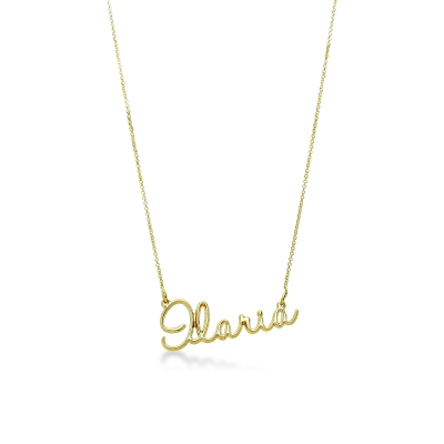 Customizable necklace in 18k yellow gold, ILARIA