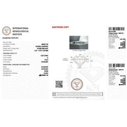 IGI Certified Diamond   CT 0,40   D   VVS 2 2