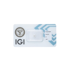 IGI Certified Diamond   CT 0,40   E   VS 1 2