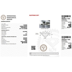 IGI Certified Diamond   CT 0,40   F   VS 1 2