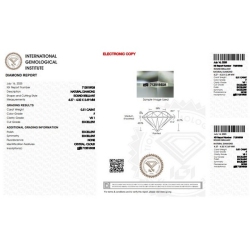 IGI Certified Diamond   CT 0,31   F   VS 1 2