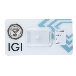 IGI Certified Diamond   CT 0,32   E   VS 2