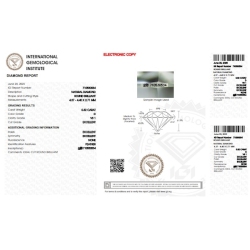 IGI Certified Diamond   CT 0,32   D   VS 1 2