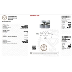 IGI Certified Diamond   CT 0,30   D   VS 2 2