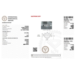 IGI Certified Diamond   CT 0,51   F   VVS 2 2