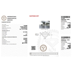 IGI Certified Diamond   CT 0,52   F   VS 1 2