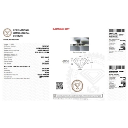 IGI Certified Diamond   CT 0,51   F   VVS 1 2