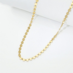 Dainty 18kt yellow gold necklace 2